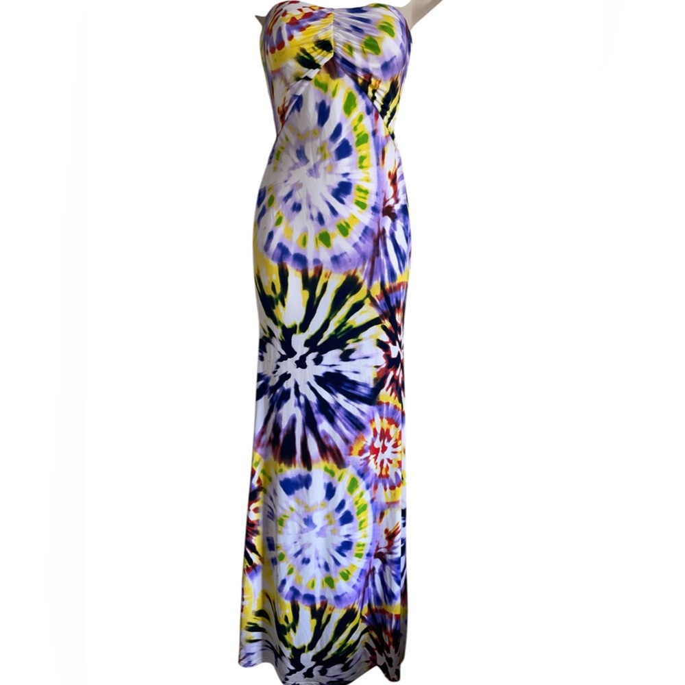 Vibrant Tie-Dye Maxi Dress